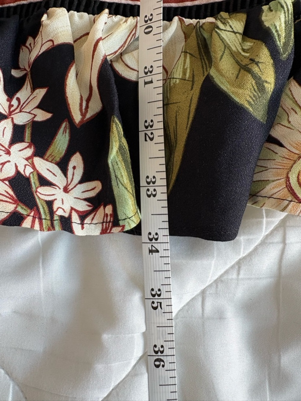 Farm Rio Surreal Flowers Black Long Sleeve Mini Dress - Picture 15 of 15